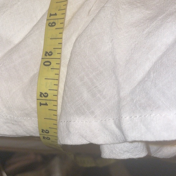 White Cotton Open backed Mini Dress. - Picture 9 of 10